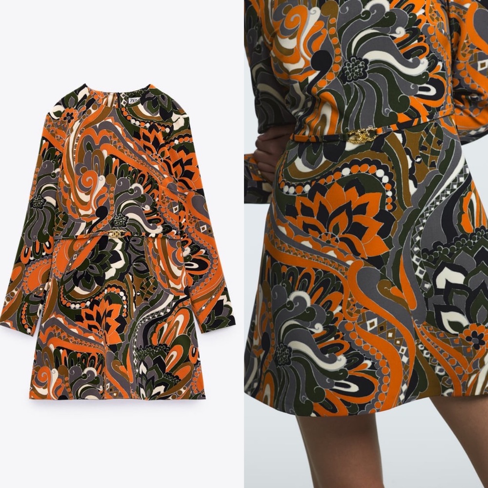 Zara Printed Dress